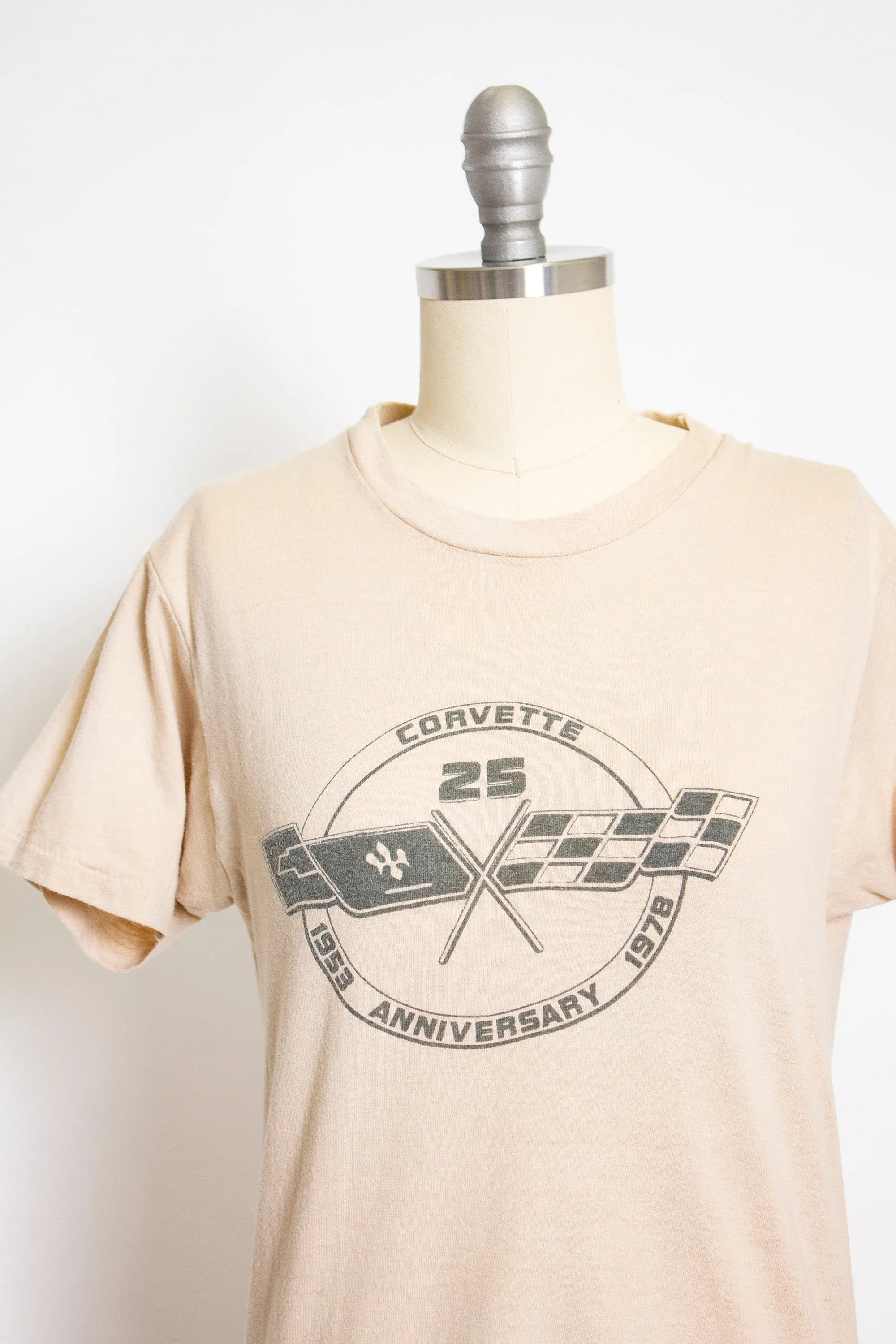 1970s T-Shirt CORVETTE Car Tee Shirt XS Extra Small