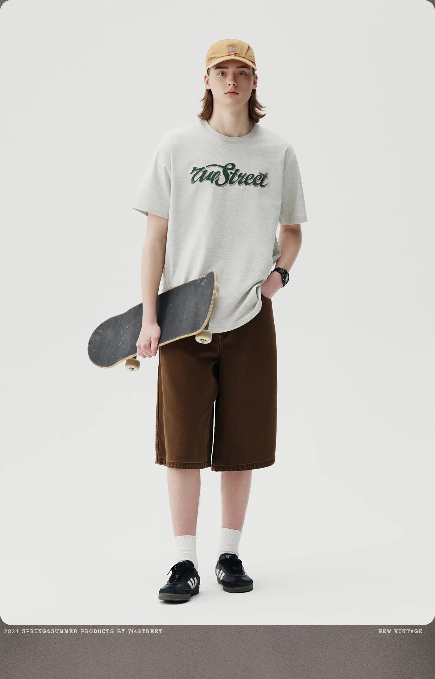714STREET ロゴカラーTシャツ 714ST062