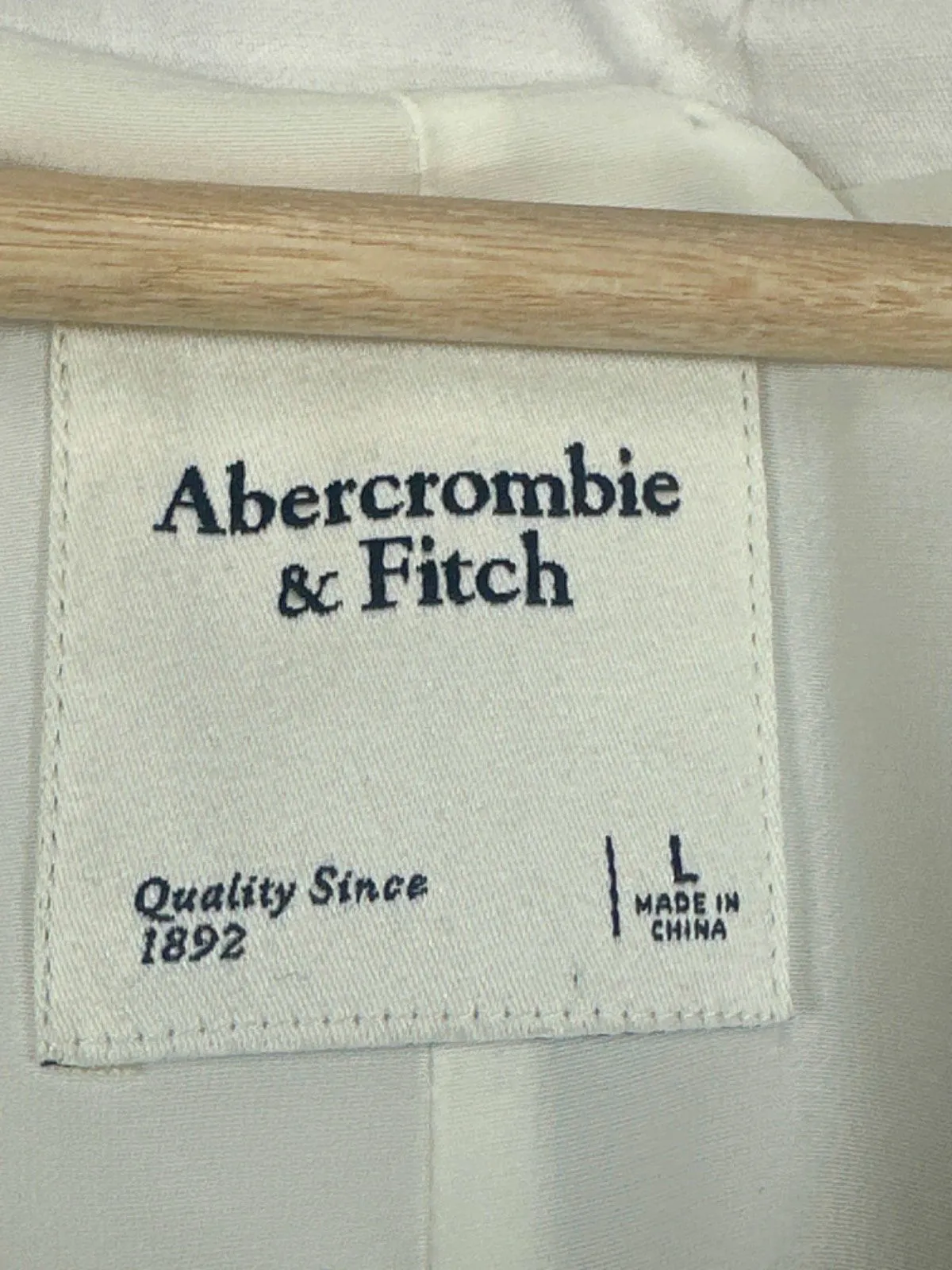 Abercrombie & Fitch White Sleeveless Button Front Dress UK L