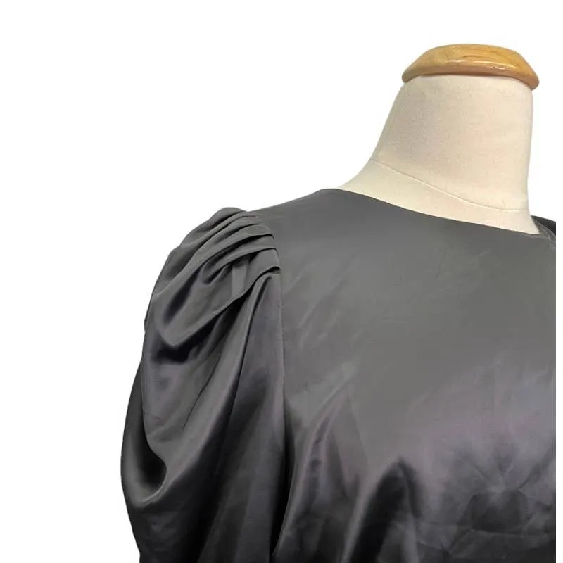 Anthropologie Mare Mare Puffsleeve Top Size 2X Black New Plus Size
