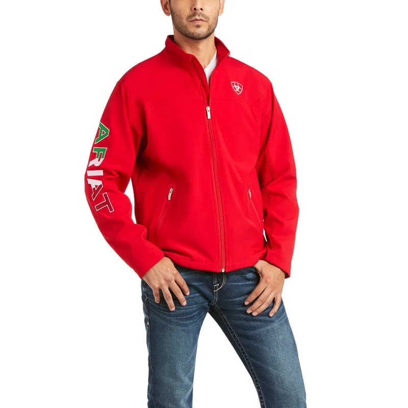 Ariat Men Red Softshell Mexico Jacket 10033525