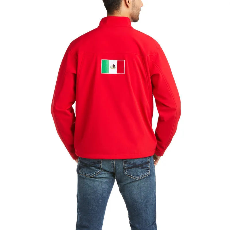 Ariat Men Red Softshell Mexico Jacket 10033525