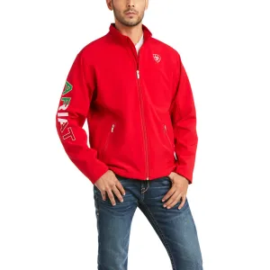 Ariat Men Red Softshell Mexico Jacket 10033525