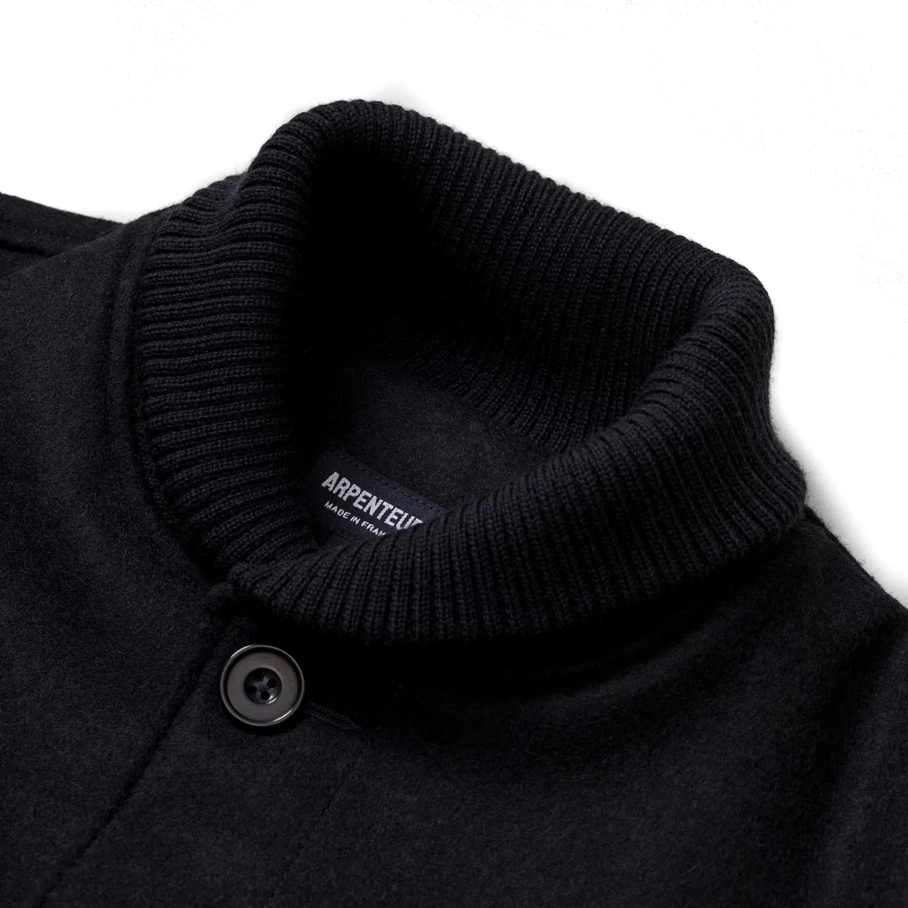 Atlas Lined Wool Jacket - Midnight