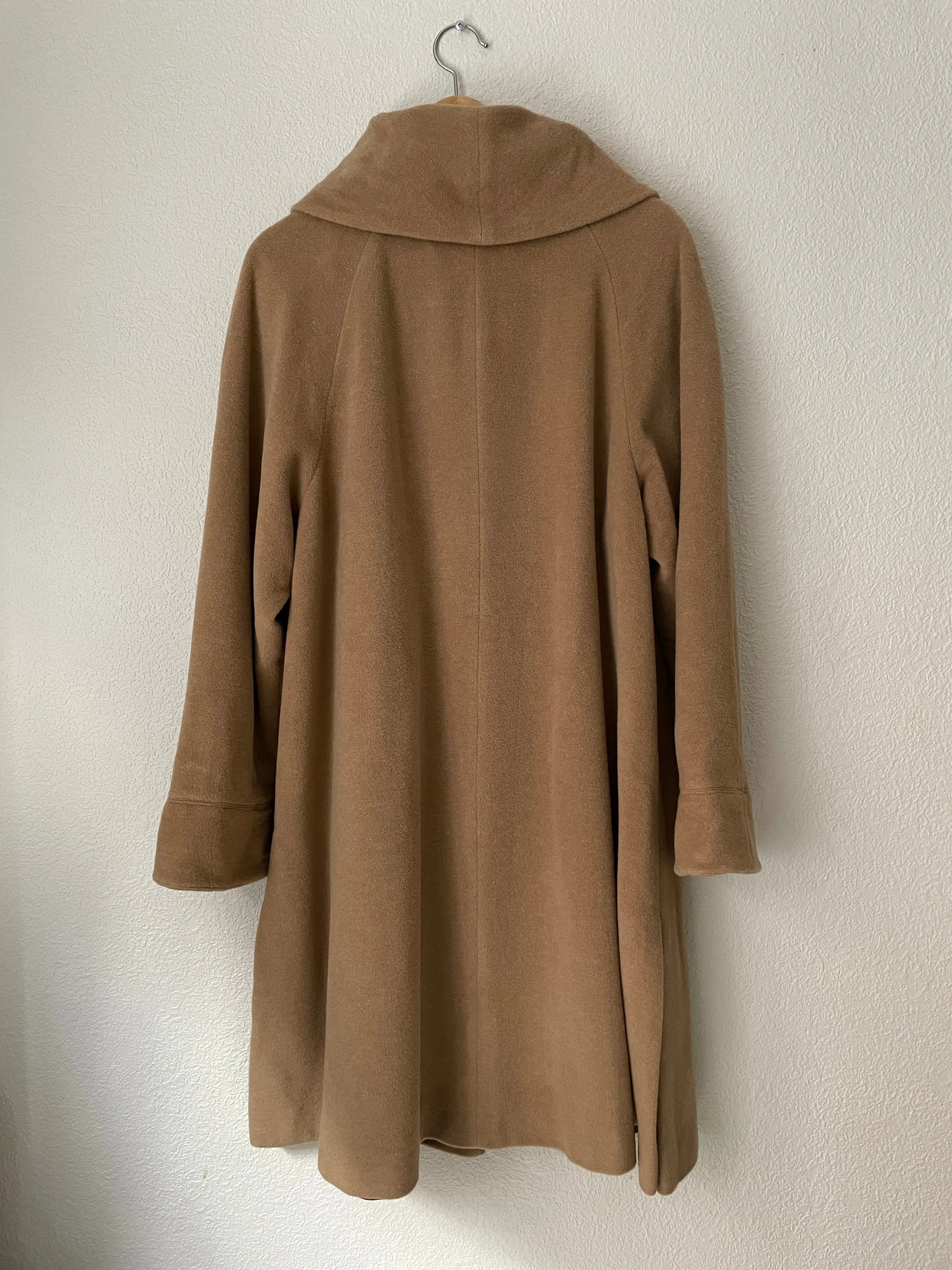 Beige Wool Angora Coat - Fabiani