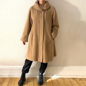 Beige Wool Angora Coat - Fabiani