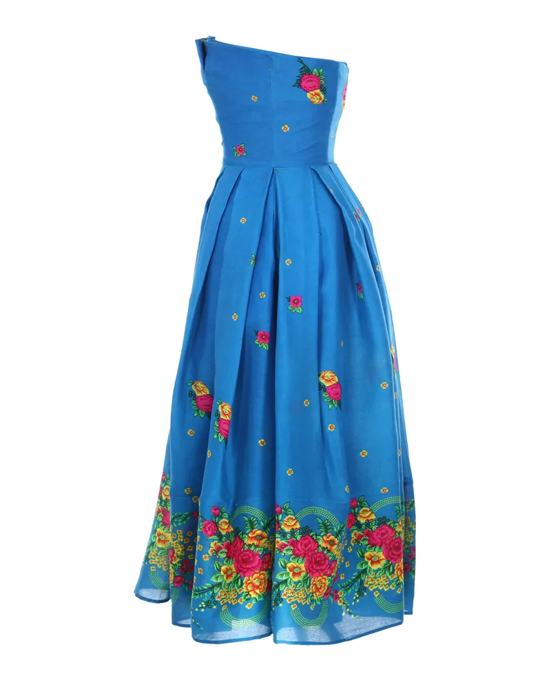 Blue Corset Dress
