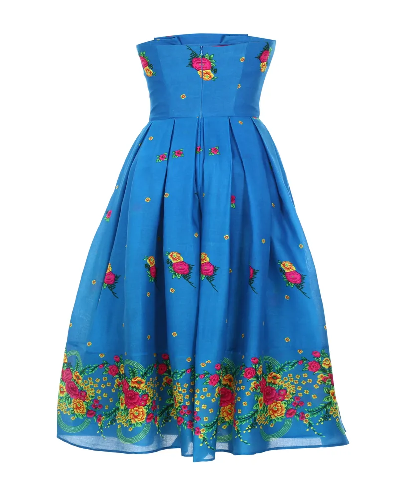 Blue Corset Dress
