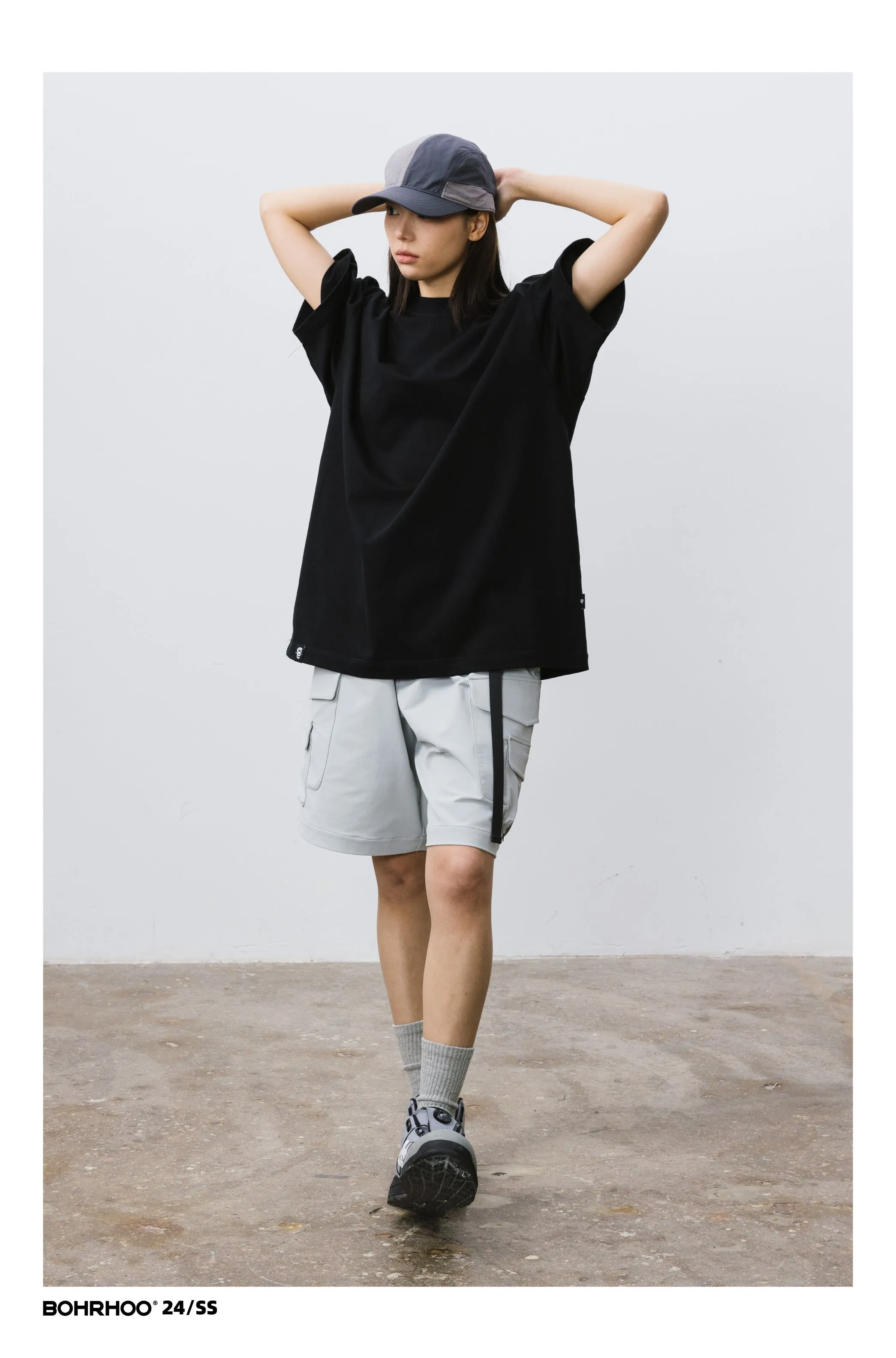 BOHRHOO ルーズコットンベースTシャツ BHH012