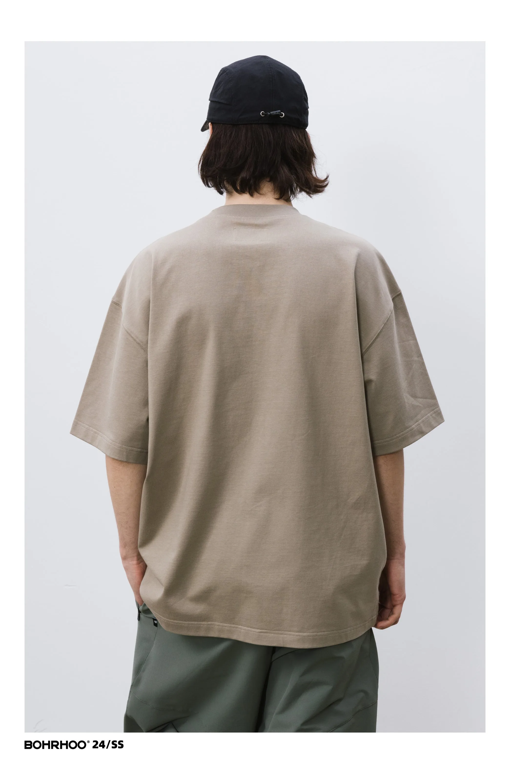 BOHRHOO ルーズコットンベースTシャツ BHH012