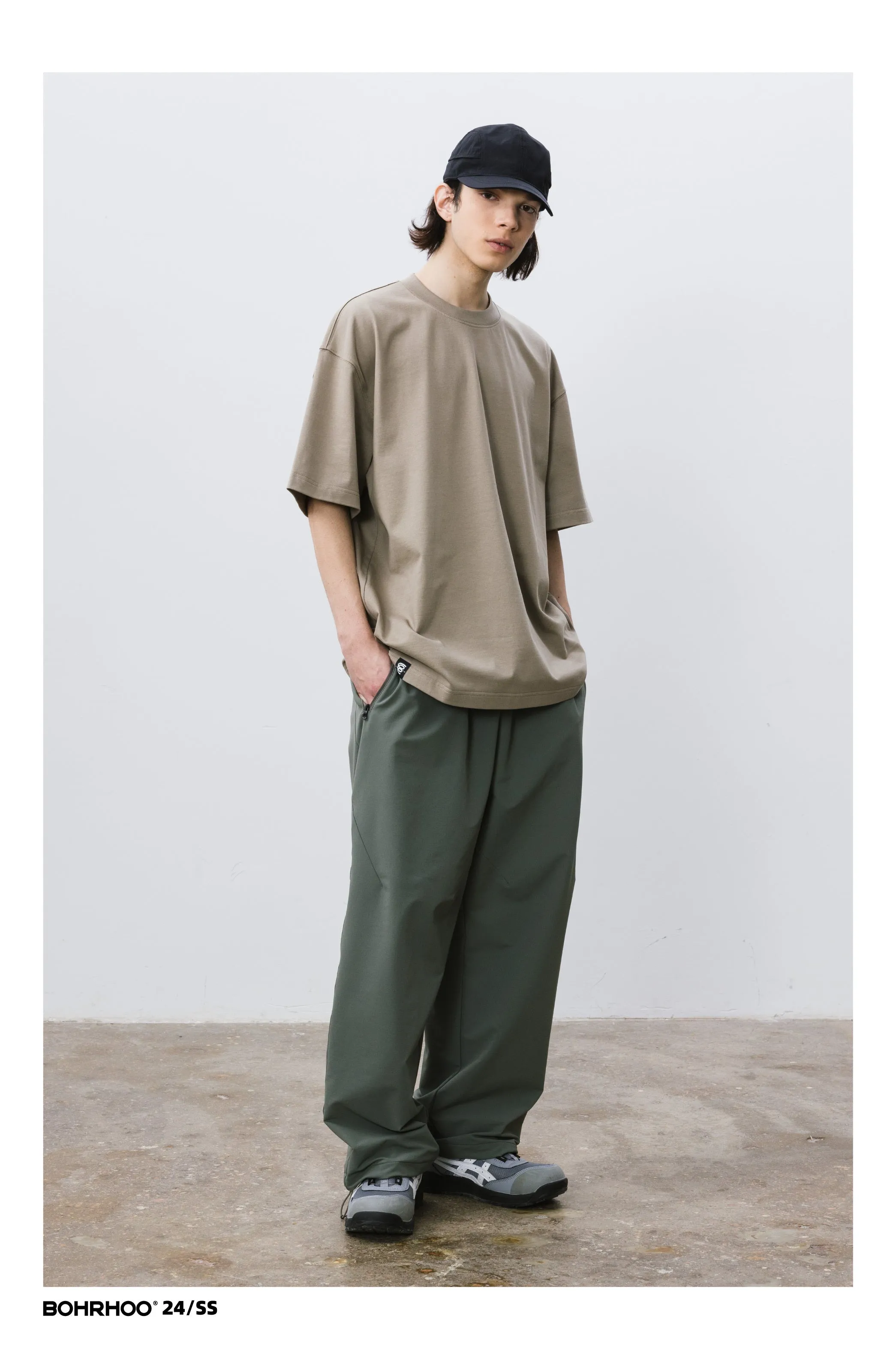 BOHRHOO ルーズコットンベースTシャツ BHH012