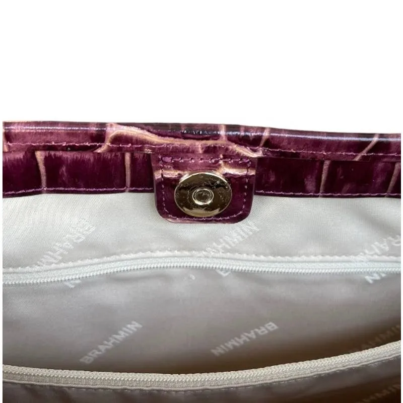 Brahmin Medium Julian Tote Handbag Purse Port Volition New
