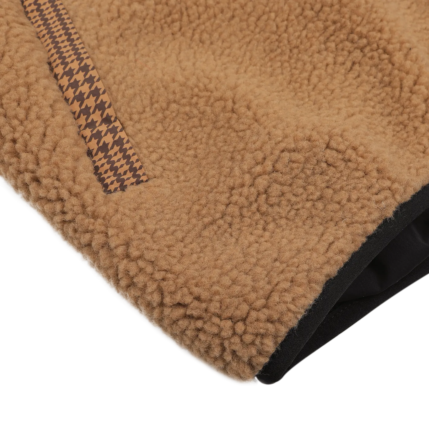 Camel Beige Sherpa Fleece Jacket