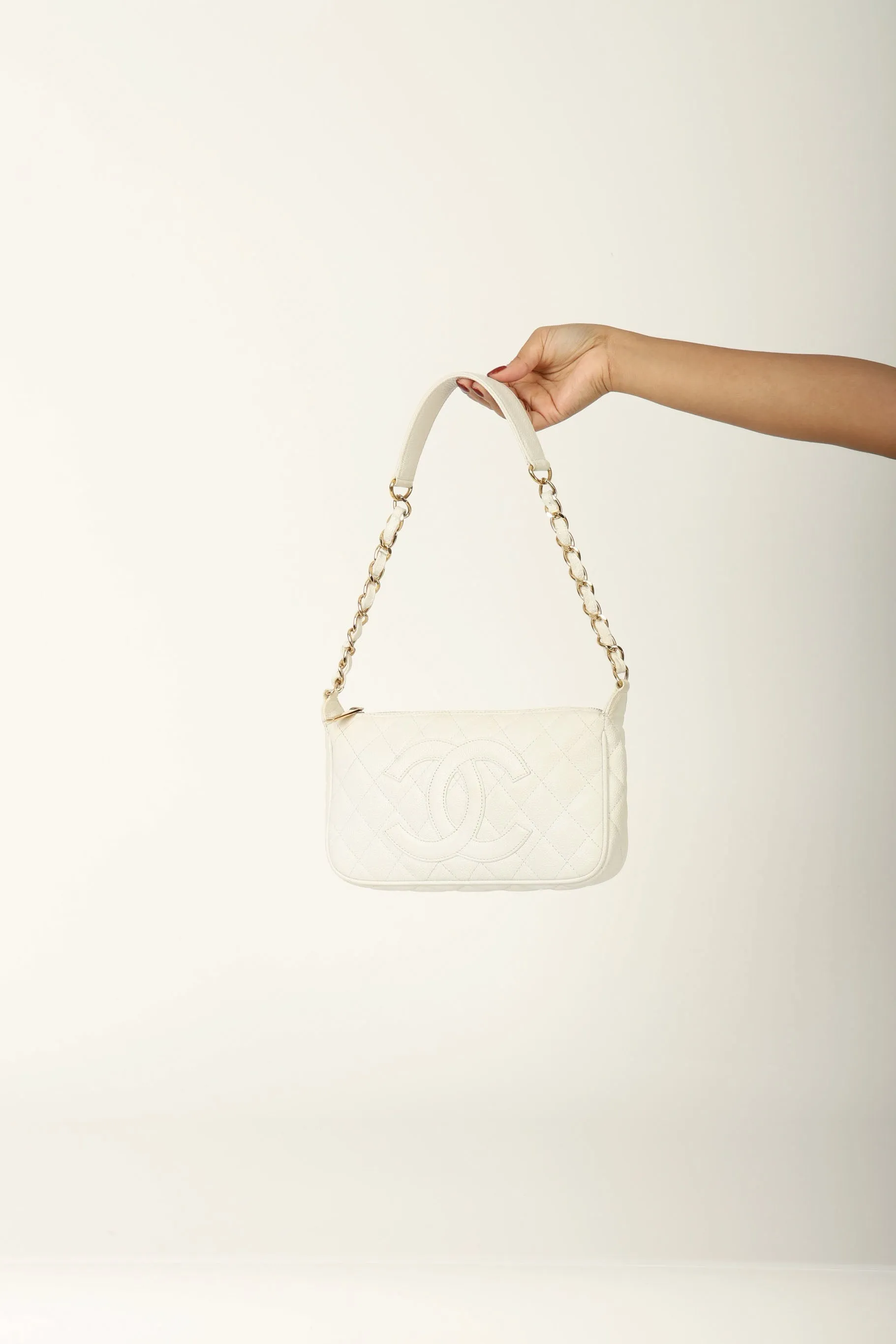 Chanel 2004 Caviar Timeless Pochette