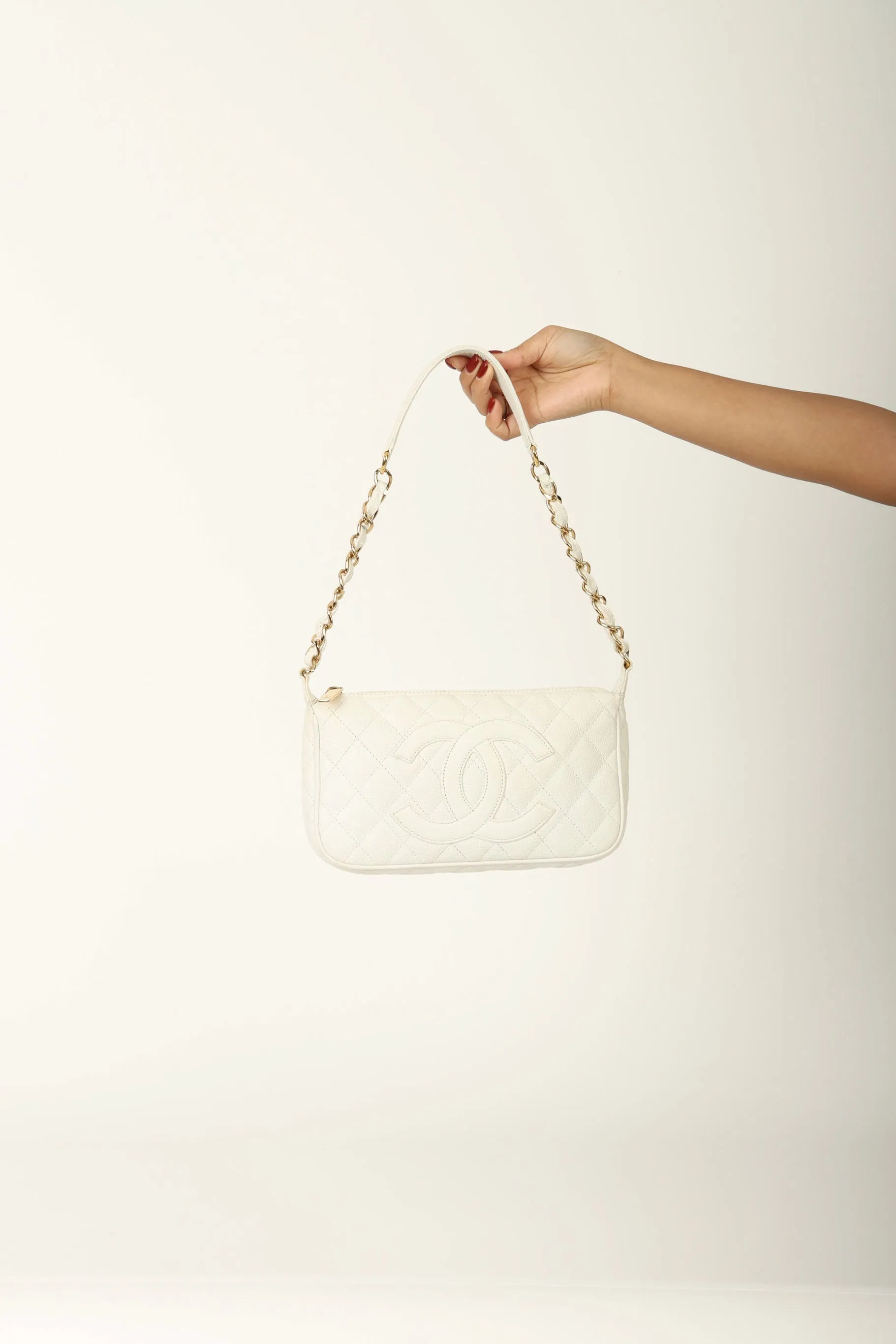 Chanel 2004 Caviar Timeless Pochette