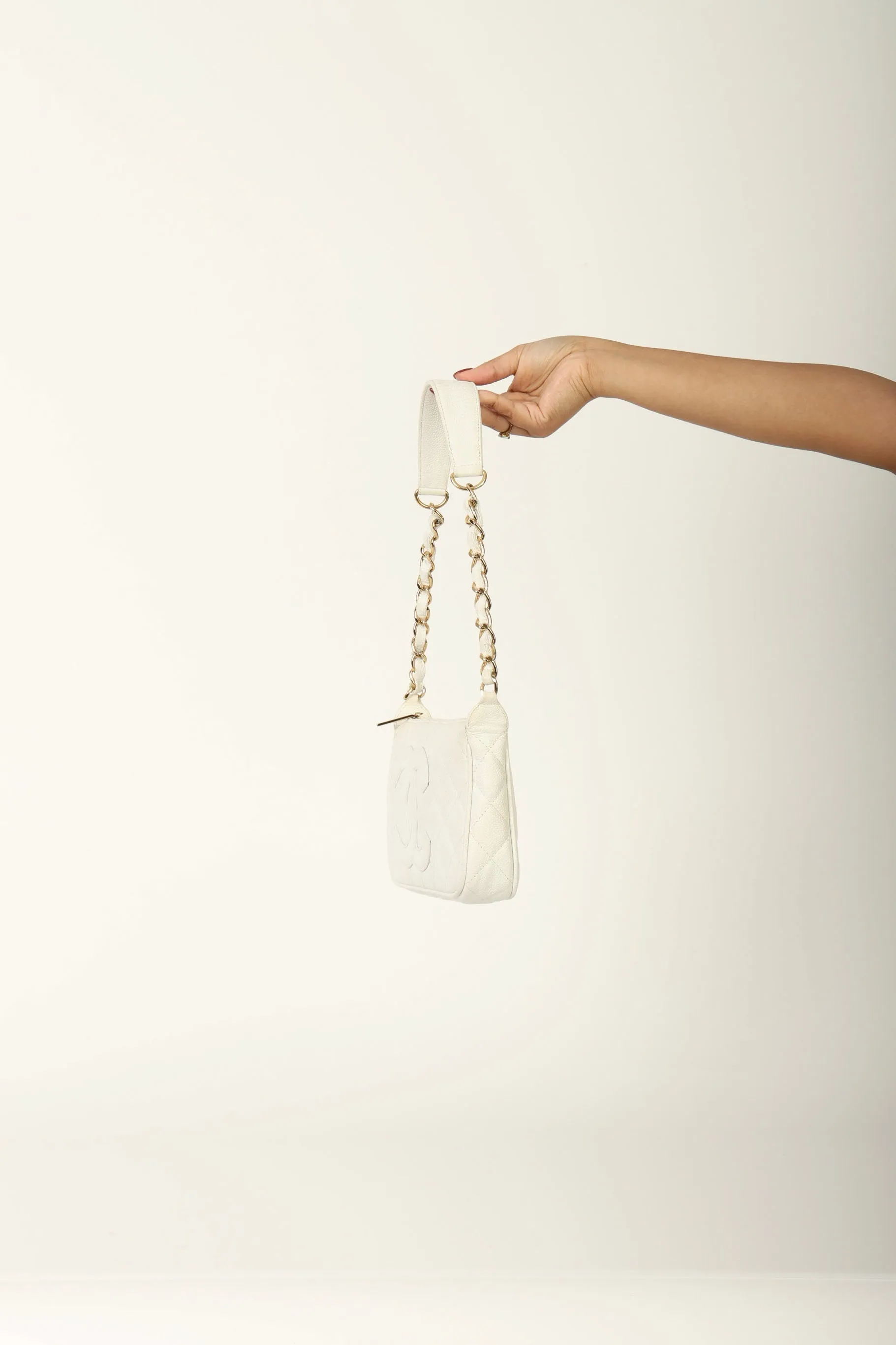 Chanel 2004 Caviar Timeless Pochette
