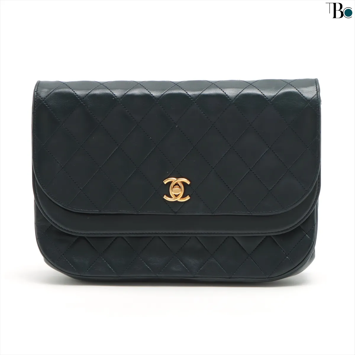 Chanel Blue Leather Timeless handbag bag