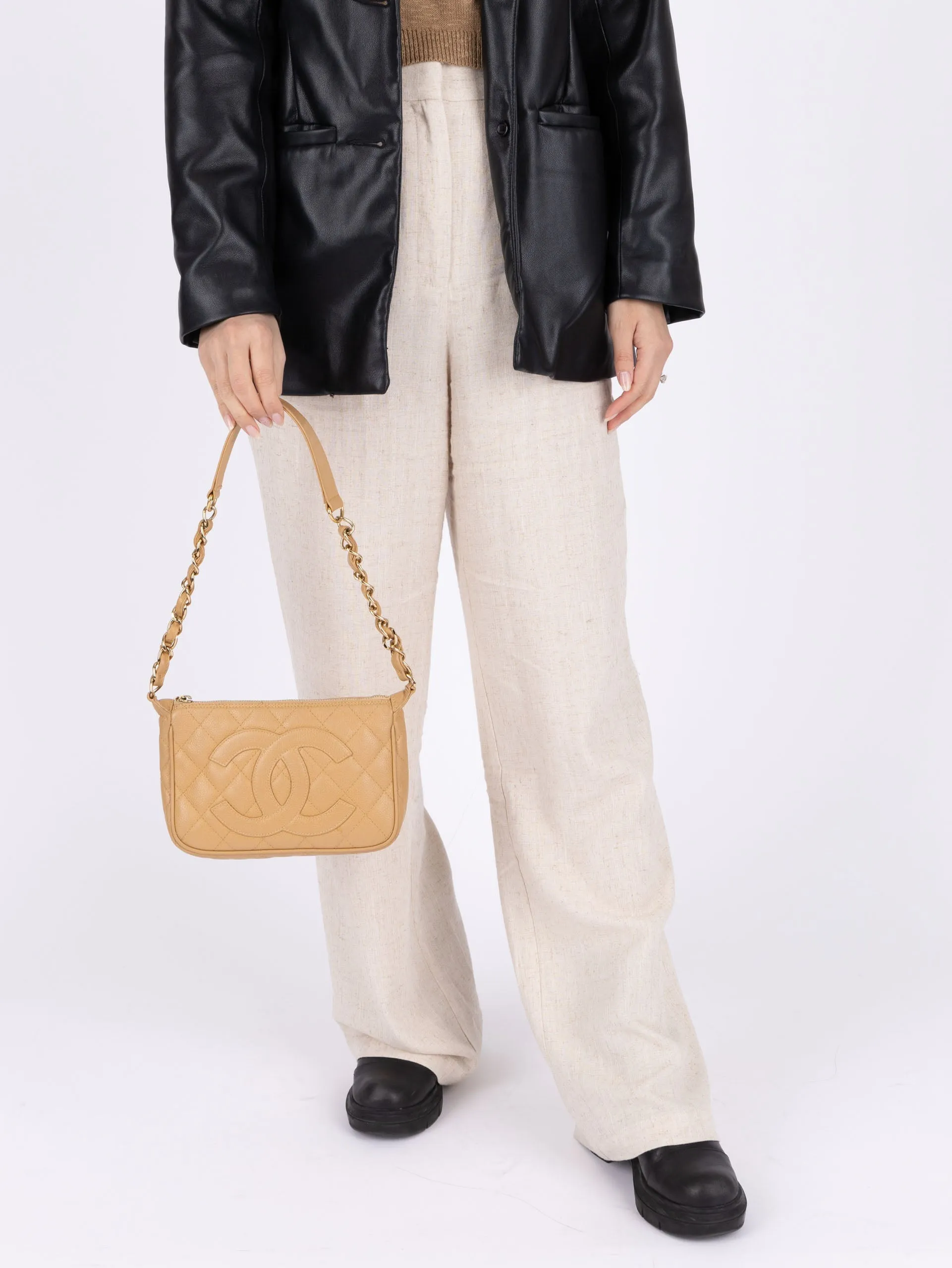 Chanel Caviar Timeless Pochette