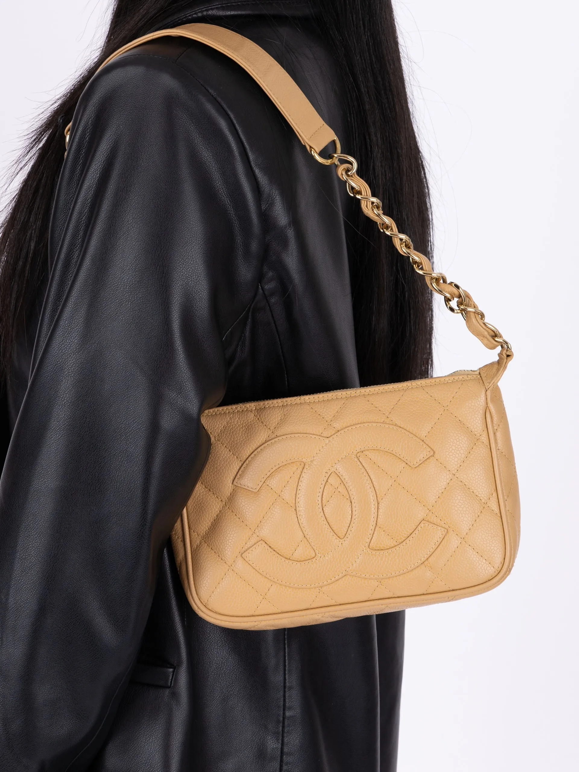 Chanel Caviar Timeless Pochette