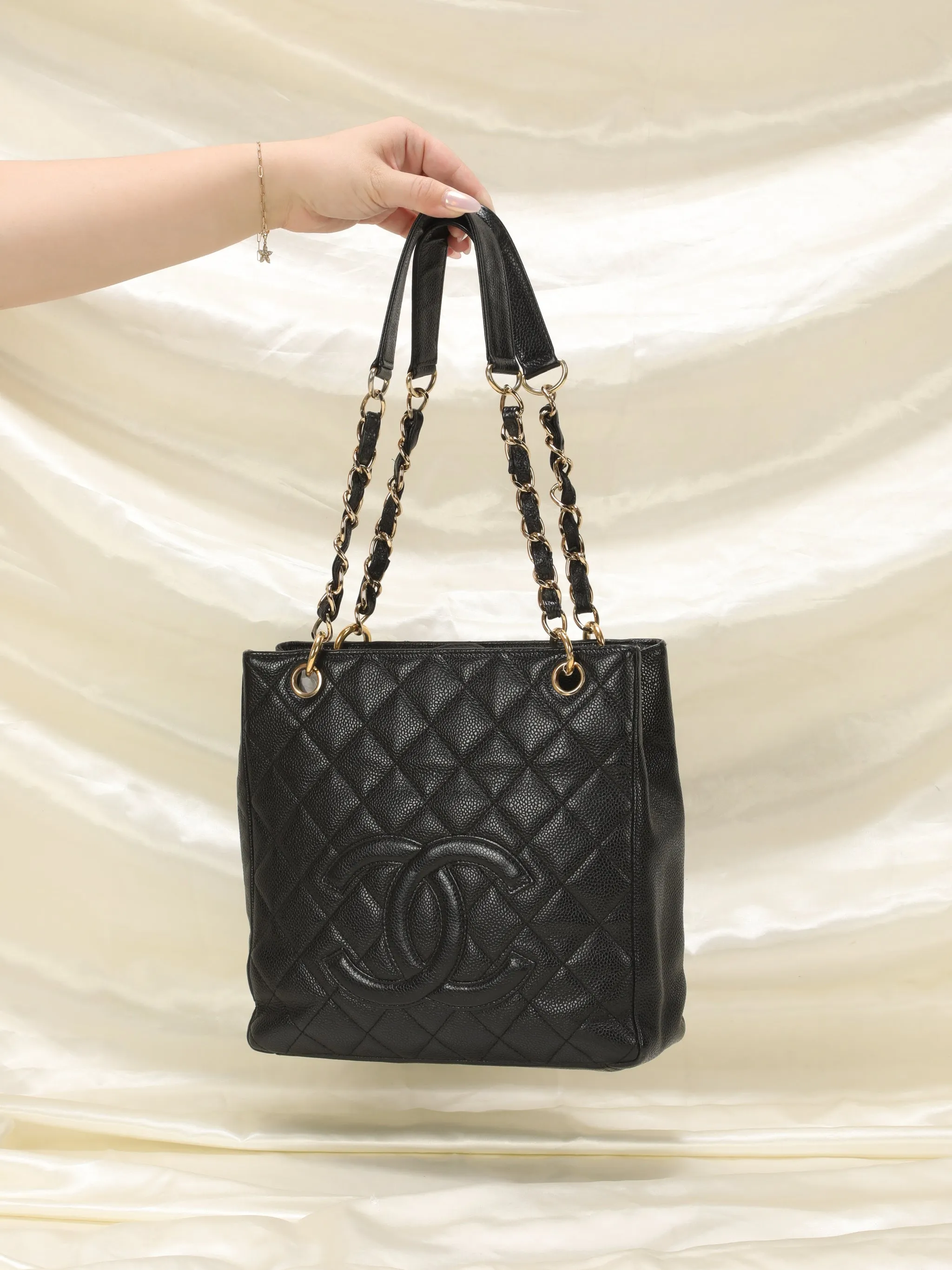 Chanel Timeless Caviar Small Bucket Tote