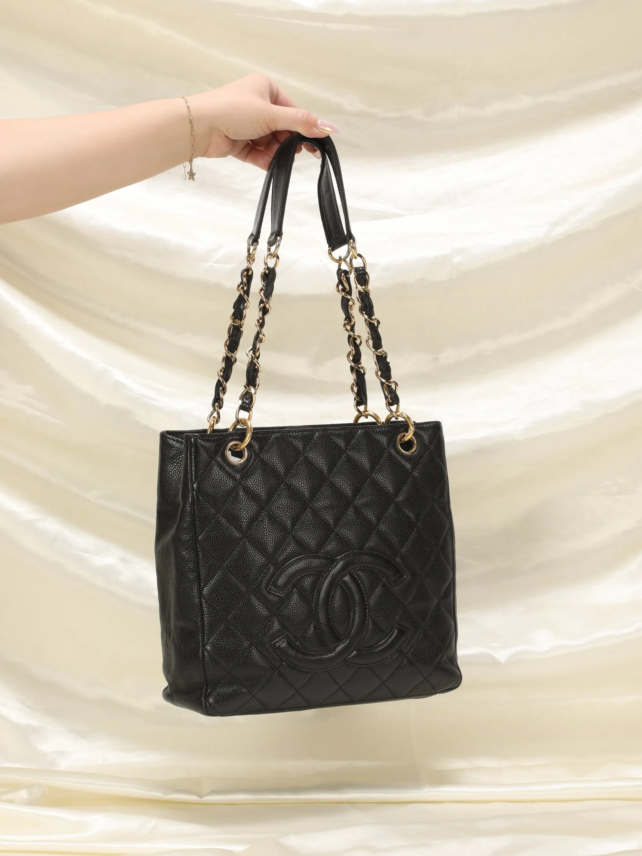 Chanel Timeless Caviar Small Bucket Tote