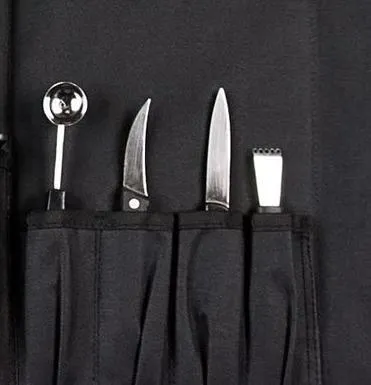 Chef Knife Roll Bag 16 Slots with An Adjustable Shoulder Strap