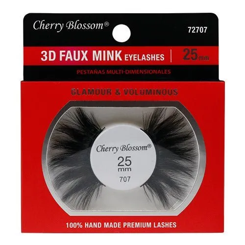 Cherry Blossom 100% Hand Made Premium 3D Faux Mink Eyelashes 25mm