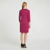 Cranberry Textured Bardot Dress