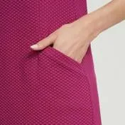 Cranberry Textured Bardot Dress