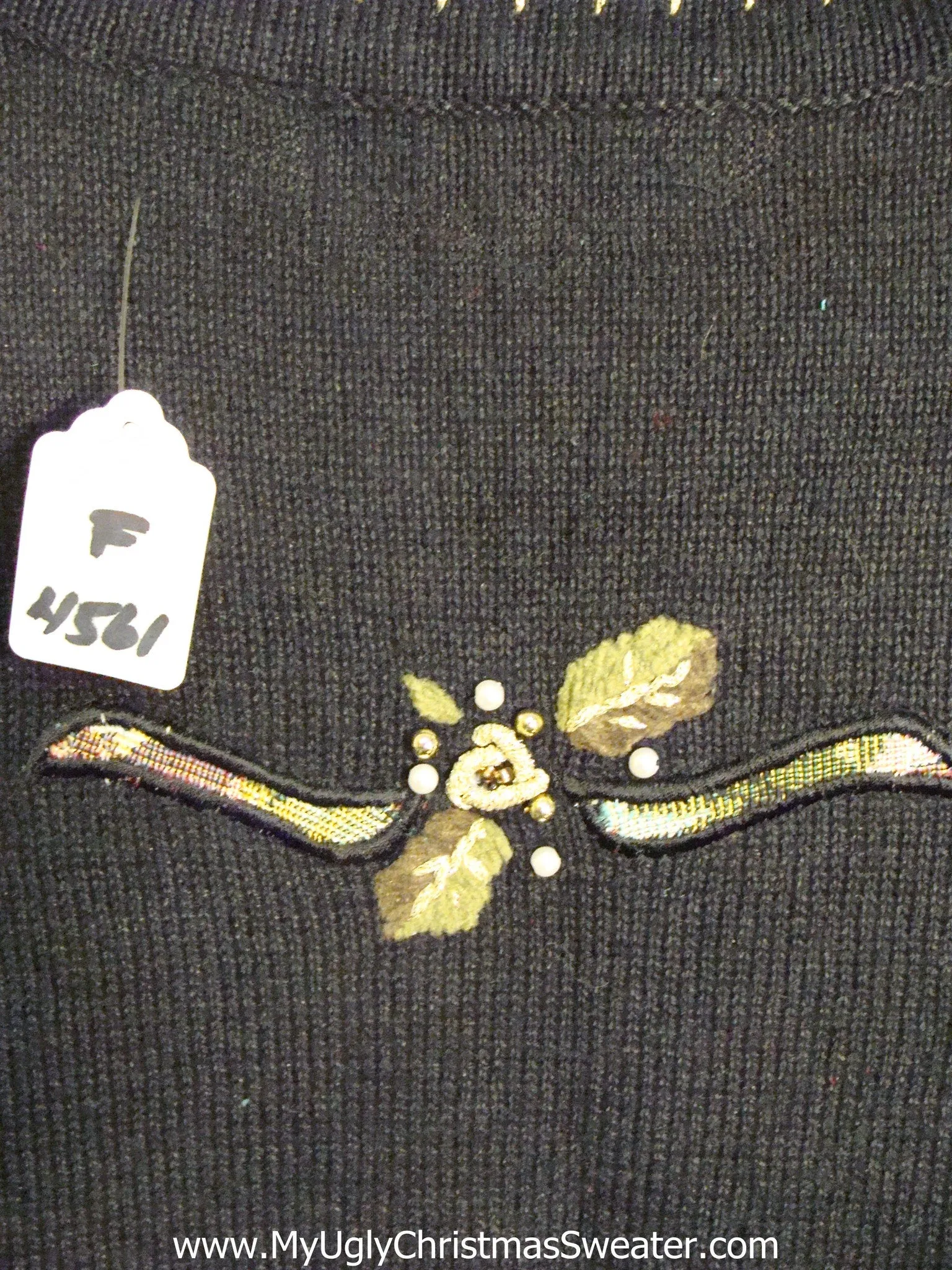 Cute Holiday Sweater with Ornate Wreath