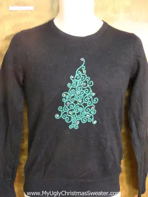 Decorateive Tree Child Christmas Sweater