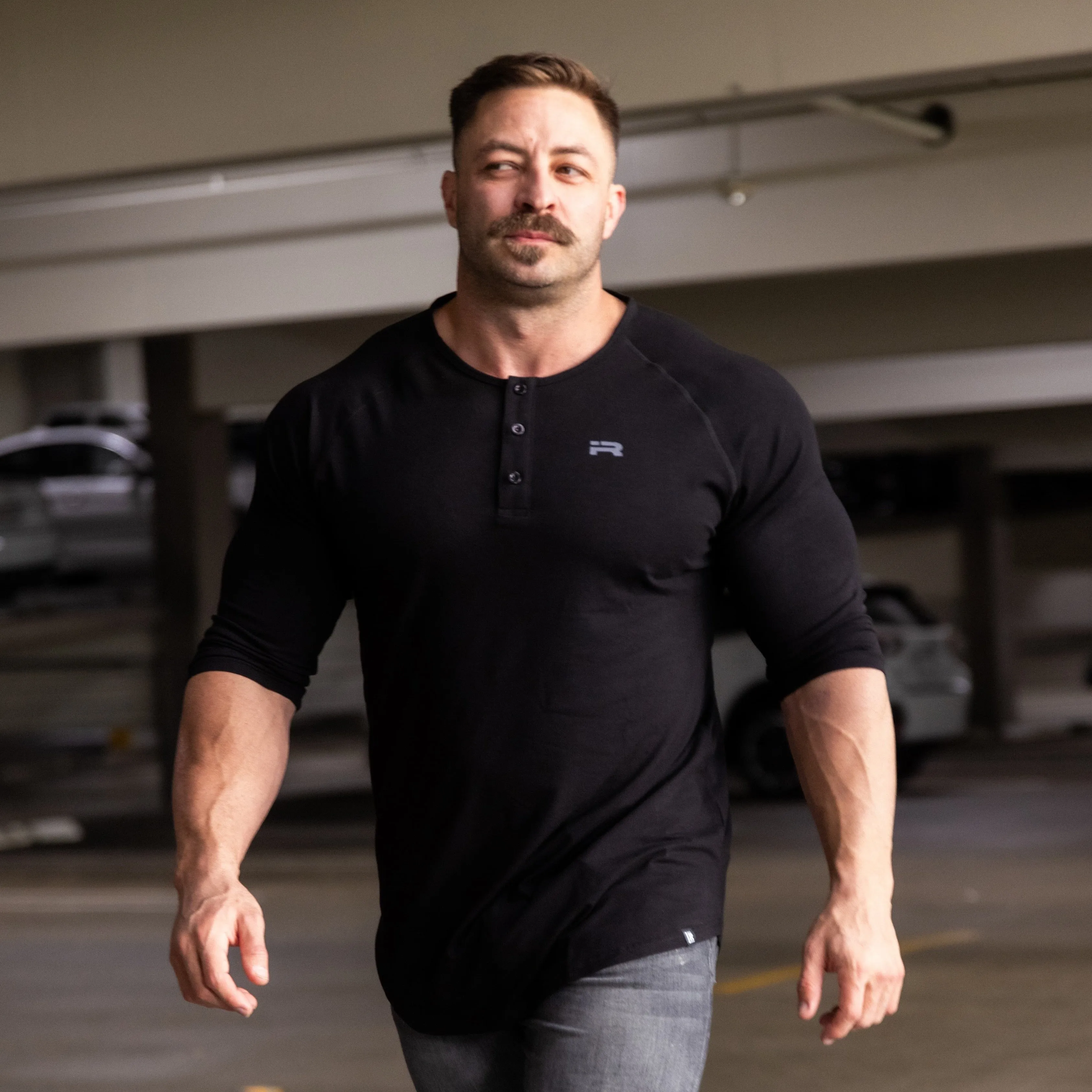 Elite Henley (Black)