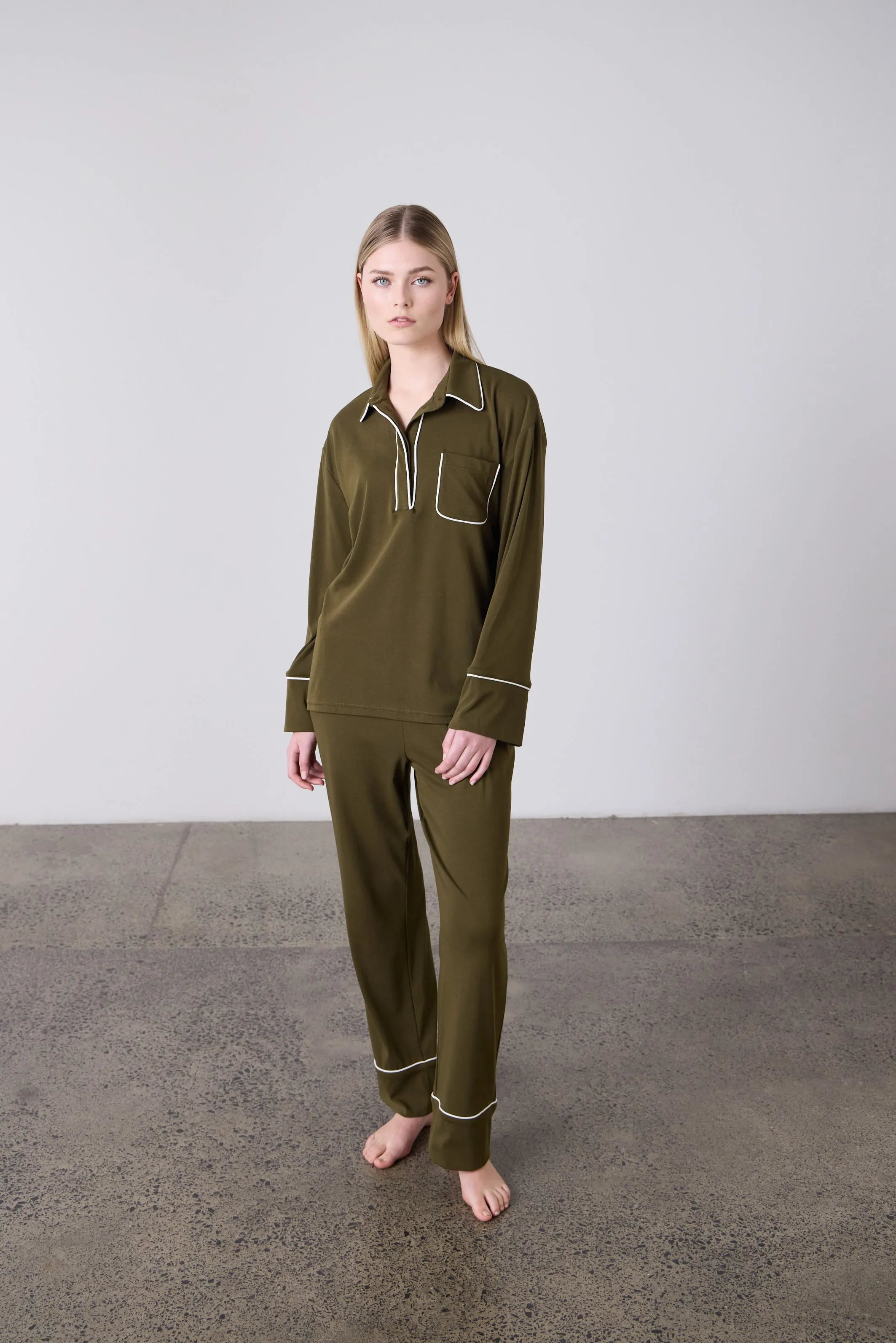 Fred Henly PJ Pant - Khaki