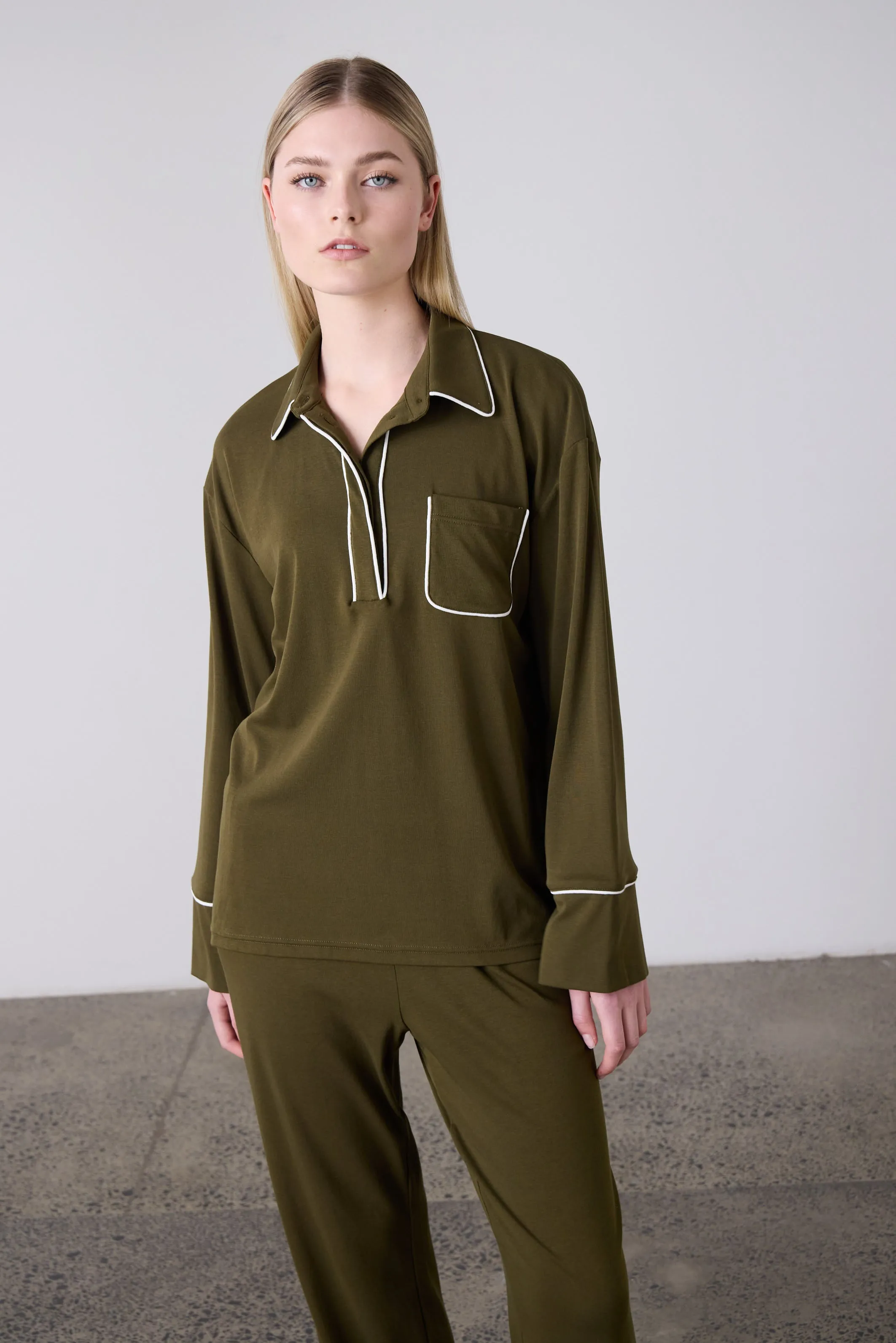 Fred Henly PJ Pant - Khaki