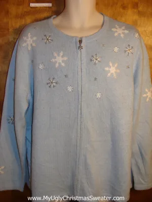 Fun Snowflakes Tacky Christmas Sweater