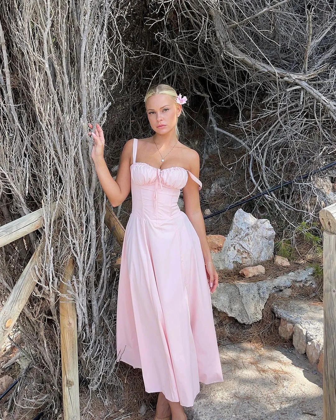 Giabella Corset Midi Dress
