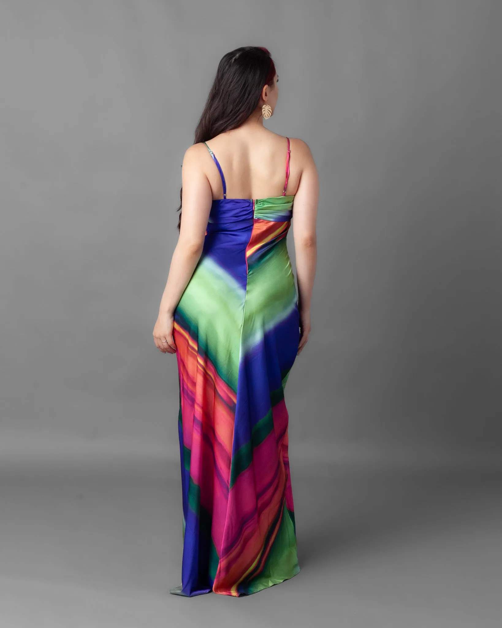 Havana Rainbow Slip Maxi Dress