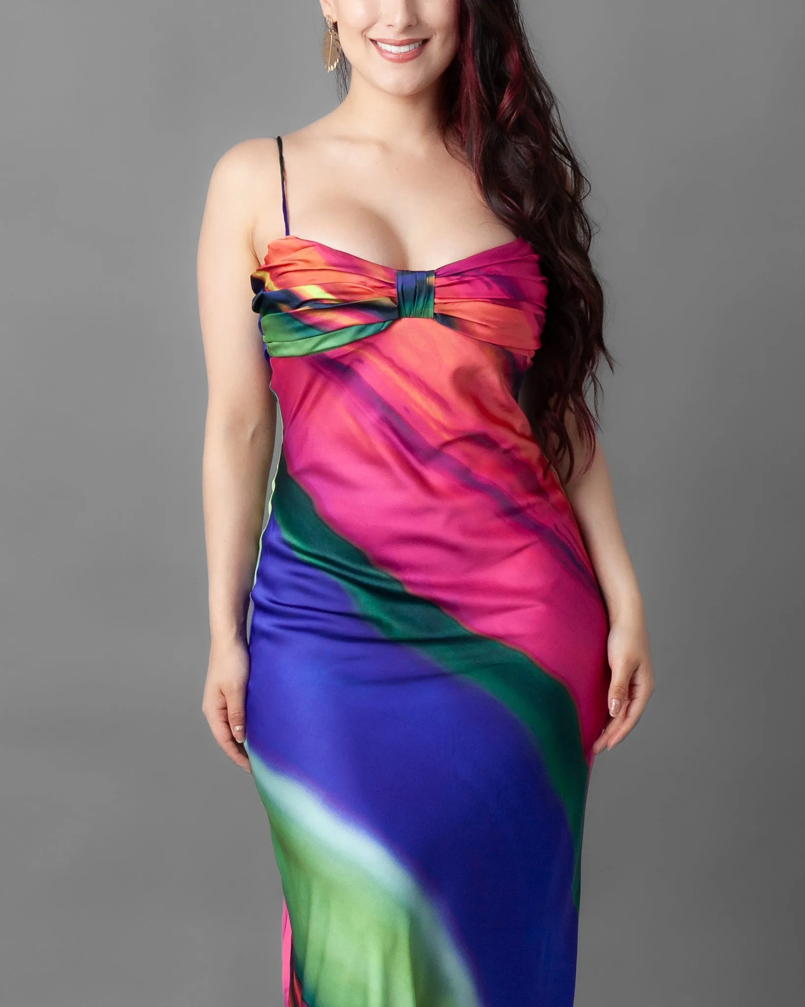 Havana Rainbow Slip Maxi Dress