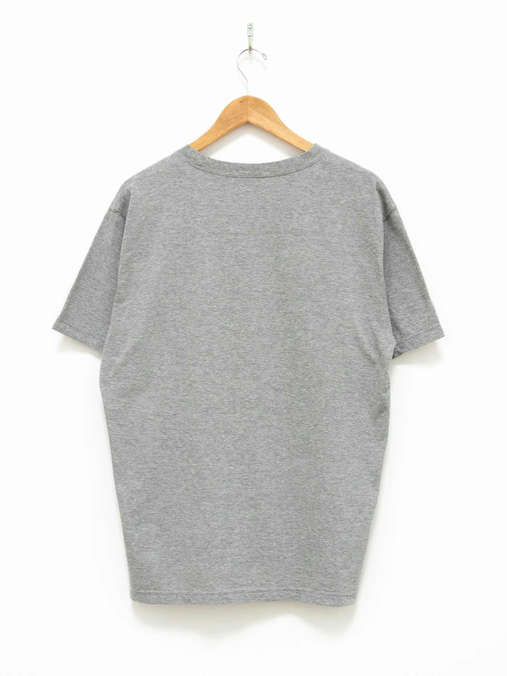 High Gauge Cotton Jersey Crewneck T-Shirt - Heather Gray