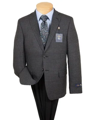 HSM 28586 Boy's Sport Coat - Check - Grey