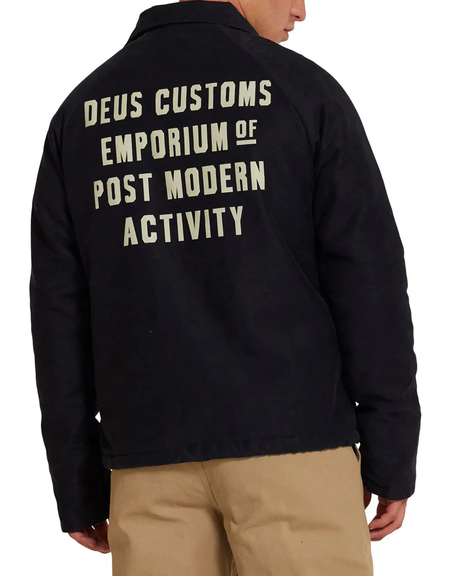 Jacket man DMF246669 PLYMOUTH MECHANIC BLACK Deus Ex Machina