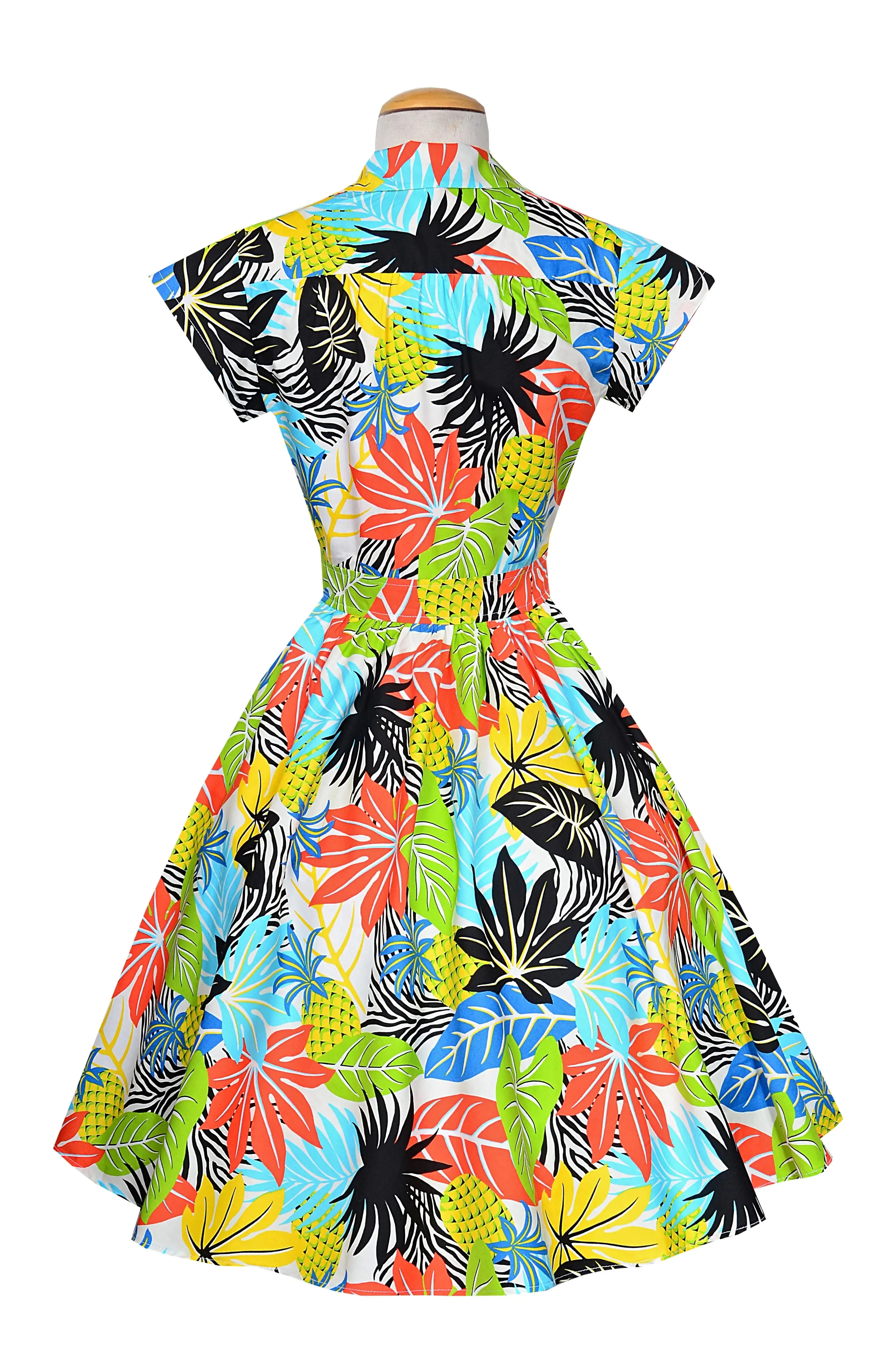 Joni Dress in Tropical Hawaiian
