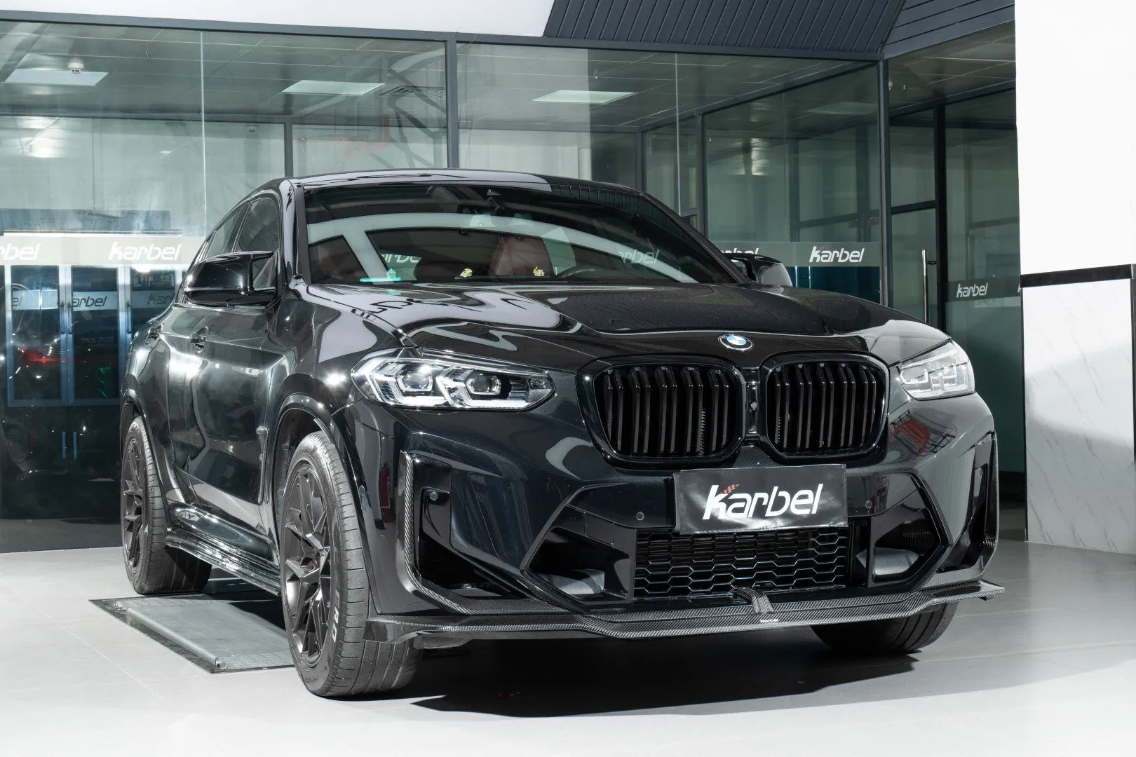 Karbel Carbon Pre-preg Carbon Fiber Upper Valences for BMW X4M/C F98 & X3M/C F97 LCI 2022-ON