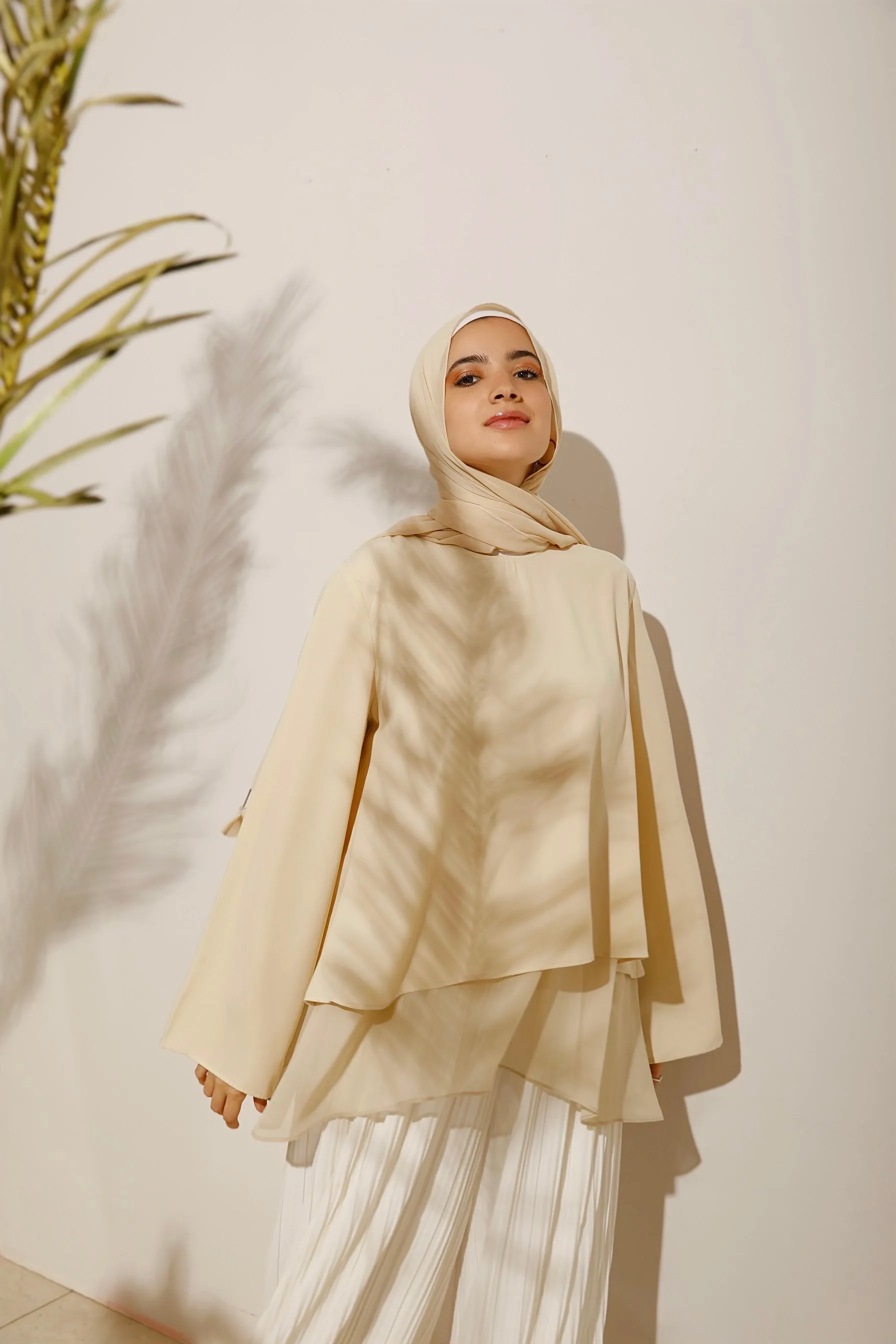 Layer up Blouse - Beige
