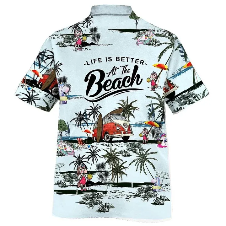 Life Is Better At The Beach Summer Holiday Hawaiian Shirt