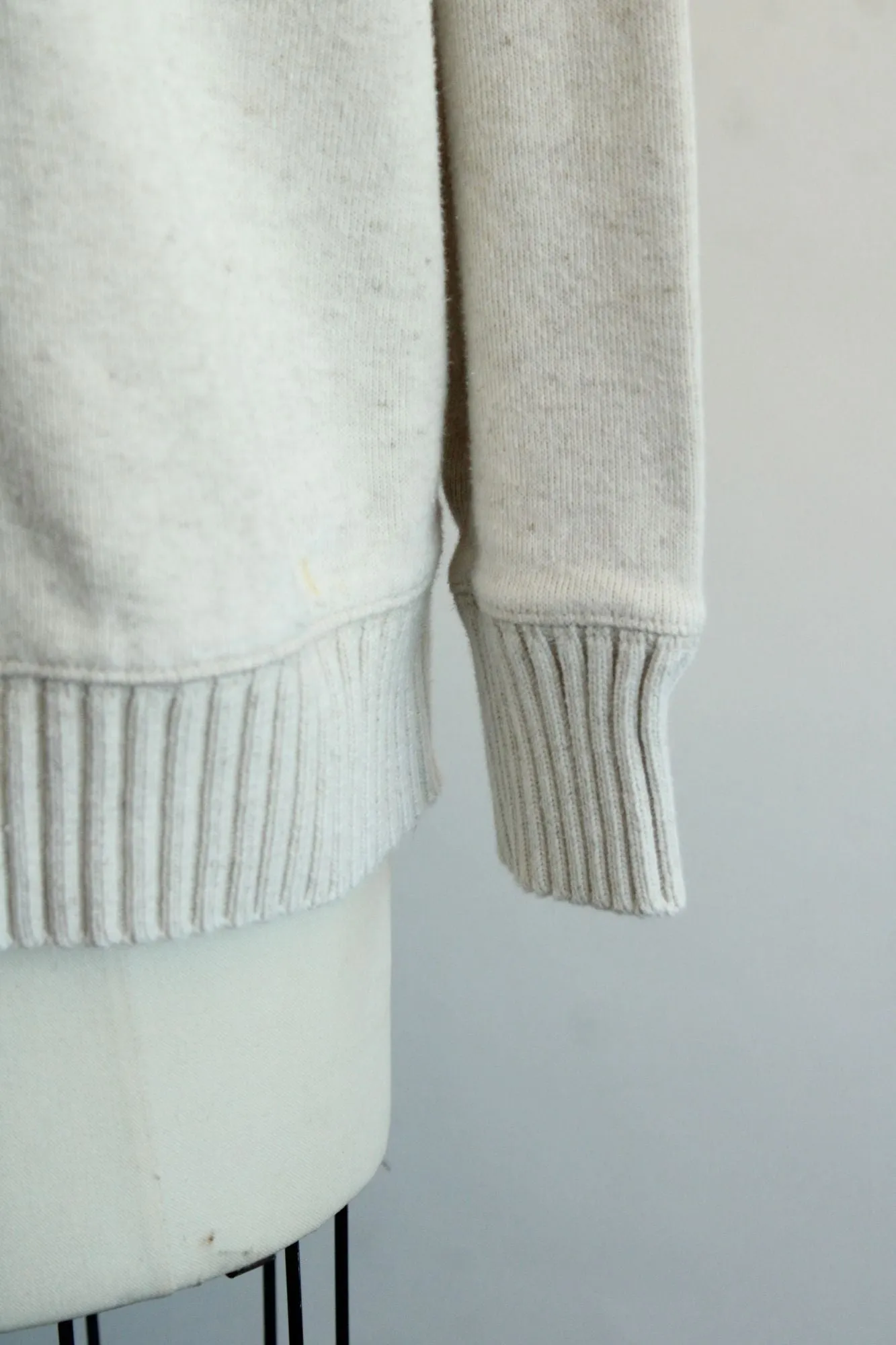 Liz Claiborne Womens Sweater, Size Small Cream Cotton Linen, Lizwear