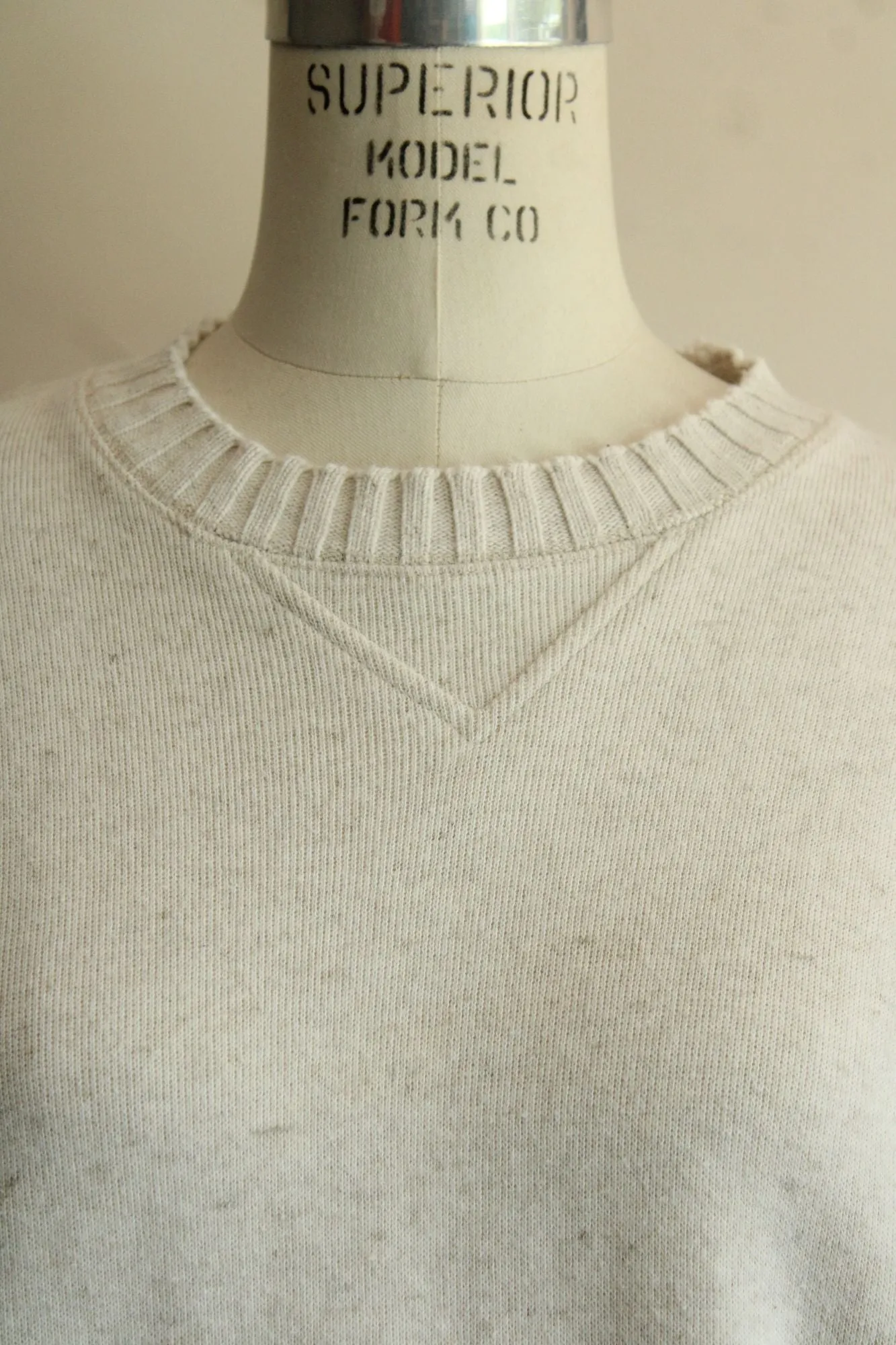 Liz Claiborne Womens Sweater, Size Small Cream Cotton Linen, Lizwear