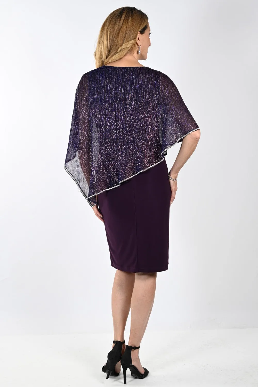Lyman Dress 239158-PP Purple/Pink