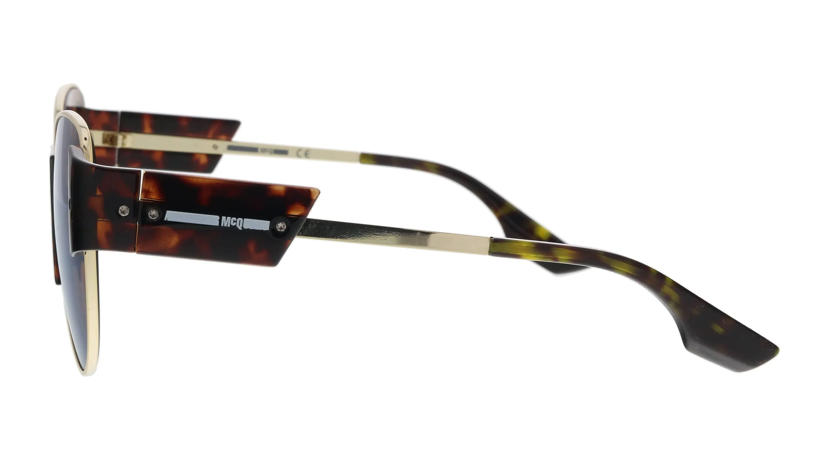 McQ MQ0001S-003 Havana Cateye Sunglasses
