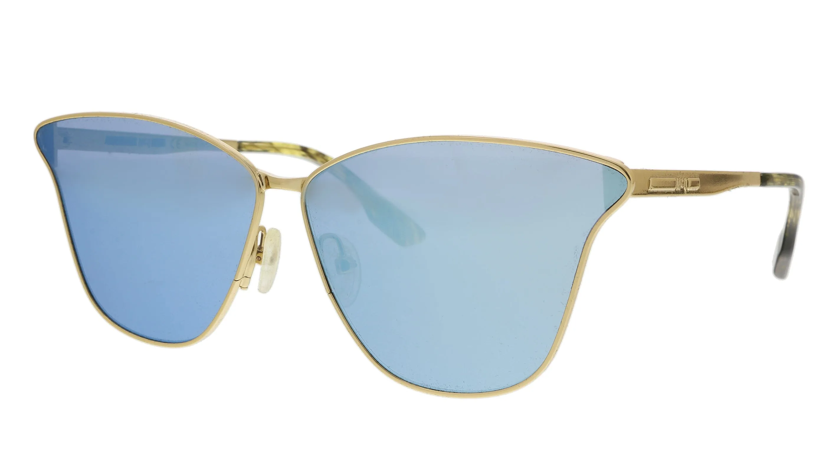 McQ MQ0087S-006 Gold Cateye Sunglasses
